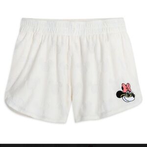 Disney Shorts - Minnie Terry Cloth Burnout Mickey Icons